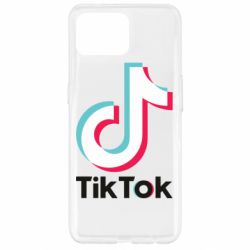 Чехол из раздела TikTok Tiktok logo для Oppo Reno 4 Lite - FATLINE Чехол из раздела TikTok Tiktok logo для Oppo Reno 4 Lite
