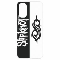 Чехол из раздела Авторские принты Slipknot black and white для Oppo Reno 4 - FATLINE Чехол из раздела Авторские принты Slipknot black and white для Oppo Reno 4