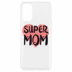 Чехол из раздела Авторские принты Super Mom Red Heart для Oppo Reno 4 - FATLINE Чехол из раздела Авторские принты Super Mom Red Heart для Oppo Reno 4