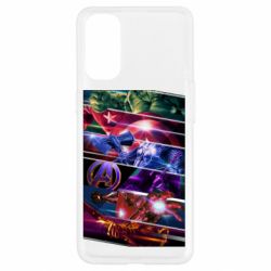 Чехол из раздела Мстители Super power avengers для Oppo Reno 4 - FATLINE Чехол из раздела Мстители Super power avengers для Oppo Reno 4