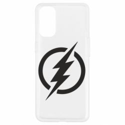 Чехол из раздела Flash Superhero logo для Oppo Reno 4 - FATLINE Чехол из раздела Flash Superhero logo для Oppo Reno 4