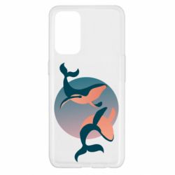 Чехол из раздела Кит Two whales для Oppo Reno 5 4G - FATLINE Чехол из раздела Кит Two whales для Oppo Reno 5 4G