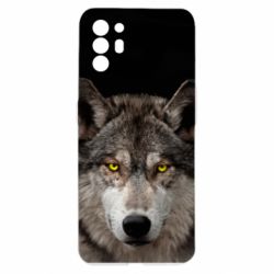 Чехол из раздела Волк Wolf with yellow eyes для Oppo Reno 6