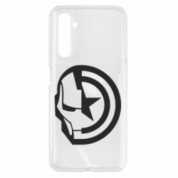 Чехол из раздела Железный человек Iron Man and Captain America для Realme 6 - FATLINE Чехол из раздела Железный человек Iron Man and Captain America для Realme 6