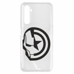 Чохол з розділу Залізна людина Iron Man and Captain America для Realme 6 Pro - FATLINE Чохол з розділу Залізна людина Iron Man and Captain America для Realme 6 Pro