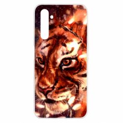 Чехол из раздела Тигр Тигр и гирлянда для Realme 6