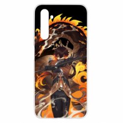 Чехол из раздела Genshin Impact Zhongli Geo Archon Morax для Realme 6