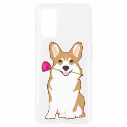 Чехол из раздела Собака Corgi With Flower для Realme 7 Pro - FATLINE Чехол из раздела Собака Corgi With Flower для Realme 7 Pro