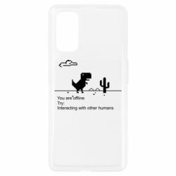 Чехол из раздела Социальные сети Internet Dinosaur для Realme 7 Pro - FATLINE Чехол из раздела Социальные сети Internet Dinosaur для Realme 7 Pro