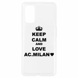 Чехол из раздела KEEP CALM Keep calm and love AC Milan для Realme 7 Pro