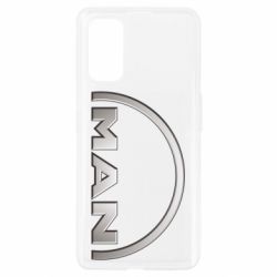 Чехол из раздела Грузовики Man metallic logo для Realme 7 Pro