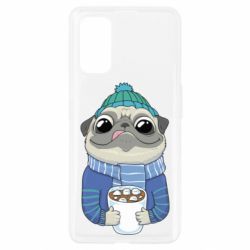 Чехол из раздела Собака Мопс любит кофе для Realme 7 Pro - FATLINE Чехол из раздела Собака Мопс любит кофе для Realme 7 Pro