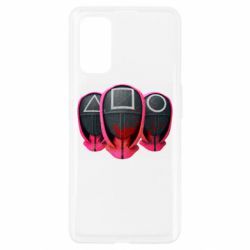 Чехол из раздела Игра в кальмара Нарисованные маски игра в кальмара для Realme 7 Pro