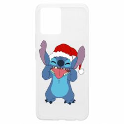 Чехол из раздела Лило и Стич Новогодний Стич для Realme 8/8Pro - FATLINE Чехол из раздела Лило и Стич Новогодний Стич для Realme 8/8Pro