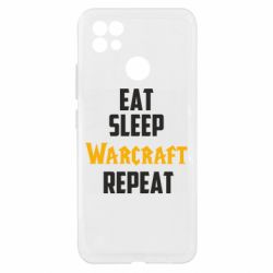 Чехол из раздела World of Warcraft Eat sleep Warcraft repeat для Realme C21