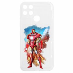 Чохол з розділу Залізна людина Avengers iron man drawing для Realme C25Y - FATLINE Чохол з розділу Залізна людина Avengers iron man drawing для Realme C25Y