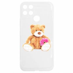 Чехол из раздела Авторские принты Мягкий мишка для Realme C25Y - FATLINE Чехол из раздела Авторские принты Мягкий мишка для Realme C25Y