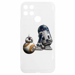 Чехол из раздела Star Wars R2D2 & BB-8 для Realme C25Y - FATLINE Чехол из раздела Star Wars R2D2 & BB-8 для Realme C25Y
