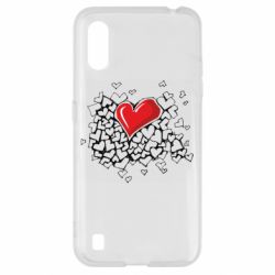 Чехол из раздела Авторские принты Heart & Love для Samsung A01/M01 - FATLINE Чехол из раздела Авторские принты Heart & Love для Samsung A01/M01