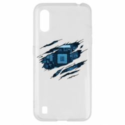 Чехол из раздела Passichnyk Motherboard through the T-Shirt для Samsung A01/M01 - FATLINE Чехол из раздела Passichnyk Motherboard through the T-Shirt для Samsung A01/M01