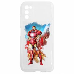 Чохол з розділу Залізна людина Avengers iron man drawing для Samsung A03s - FATLINE Чохол з розділу Залізна людина Avengers iron man drawing для Samsung A03s