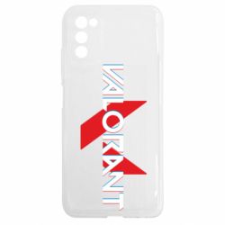 Чехол из раздела Valorant Valorant glitsh logo для Samsung A03s