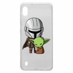 Чехол из раздела Мандалорец Din Djarin And The Child для Samsung A10 - FATLINE Чехол из раздела Мандалорец Din Djarin And The Child для Samsung A10