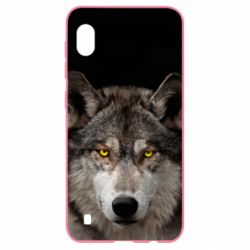 Чехол из раздела Волк Wolf with yellow eyes для Samsung A10