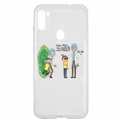 Чехол из раздела Авторские принты Рик и Морти. Не лучшее время для Samsung A11/M11