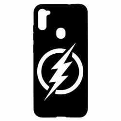 Чехол из раздела Flash Superhero logo для Samsung A11/M11 - FATLINE Чехол из раздела Flash Superhero logo для Samsung A11/M11