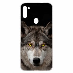Чехол из раздела Волк Wolf with yellow eyes для Samsung A11/M11