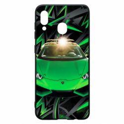 Чехол из раздела Автомобилистам Lamborghini Huracan для Samsung A20 - FATLINE Чехол из раздела Автомобилистам Lamborghini Huracan для Samsung A20