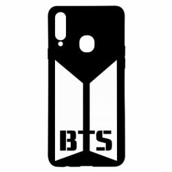 Чехол из раздела BTS Bangtan Boys double logo для Samsung A20s - FATLINE Чехол из раздела BTS Bangtan Boys double logo для Samsung A20s