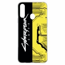 Чехол из раздела Авторские принты Cyberpunk black and yellow для Samsung A20s - FATLINE Чехол из раздела Авторские принты Cyberpunk black and yellow для Samsung A20s