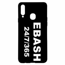 Чехол из раздела Авторские принты Ebash 24/7 для Samsung A20s - FATLINE Чехол из раздела Авторские принты Ebash 24/7 для Samsung A20s