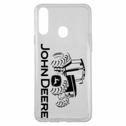Чехол из раздела Автомобилистам John Deere Logo, Tractor для Samsung A20s - FATLINE Чехол из раздела Автомобилистам John Deere Logo, Tractor для Samsung A20s