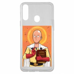 Чохол з розділу One punch man Saitama is my God для Samsung A20s - FATLINE Чохол з розділу One punch man Saitama is my God для Samsung A20s