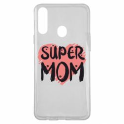 Чехол из раздела Авторские принты Super Mom Red Heart для Samsung A20s - FATLINE Чехол из раздела Авторские принты Super Mom Red Heart для Samsung A20s
