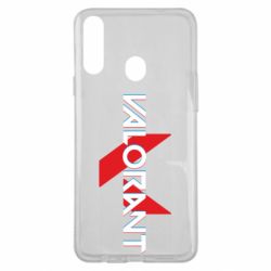 Чехол из раздела Valorant Valorant glitsh logo для Samsung A20s