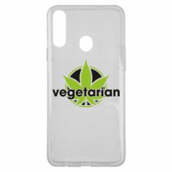 Чохол з розділу Авторські принти Vegetarian hemp для Samsung A20s - FATLINE Чохол з розділу Авторські принти Vegetarian hemp для Samsung A20s