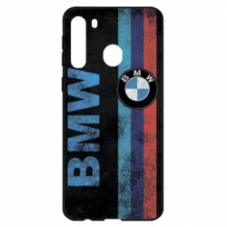 Чехол из раздела Автомобилистам BMW grunge для Samsung A21 - FATLINE Чехол из раздела Автомобилистам BMW grunge для Samsung A21