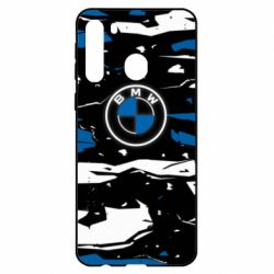 Чехол из раздела Автомобилистам BMW logo and art background для Samsung A21 - FATLINE Чехол из раздела Автомобилистам BMW logo and art background для Samsung A21
