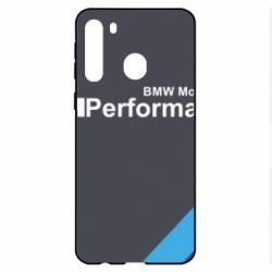 Чехол из раздела Автомобилистам BMW Performance для Samsung A21 - FATLINE Чехол из раздела Автомобилистам BMW Performance для Samsung A21