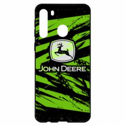 Чехол из раздела Автомобилистам John Deere and green background для Samsung A21 - FATLINE Чехол из раздела Автомобилистам John Deere and green background для Samsung A21