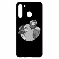 Чехол из раздела ВандаВижен Retro Wanda and Vision для Samsung A21 - FATLINE Чехол из раздела ВандаВижен Retro Wanda and Vision для Samsung A21