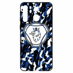 Чехол из раздела Грузовики Scania logo and grunge для Samsung A21