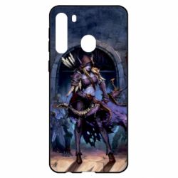 Чехол из раздела World of Warcraft Сильвана Ветрокрылая для Samsung A21 - FATLINE Чехол из раздела World of Warcraft Сильвана Ветрокрылая для Samsung A21