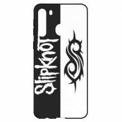 Чехол из раздела Авторские принты Slipknot black and white для Samsung A21 - FATLINE Чехол из раздела Авторские принты Slipknot black and white для Samsung A21