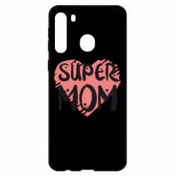 Чехол из раздела Авторские принты Super Mom Red Heart для Samsung A21 - FATLINE Чехол из раздела Авторские принты Super Mom Red Heart для Samsung A21