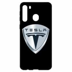 Чехол из раздела Автомобилистам Tesla Corp для Samsung A21 - FATLINE Чехол из раздела Автомобилистам Tesla Corp для Samsung A21